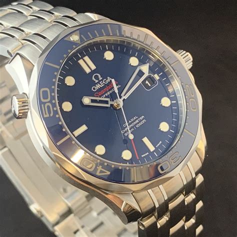 omega seamaster blue price|omega seamaster blue bezel.